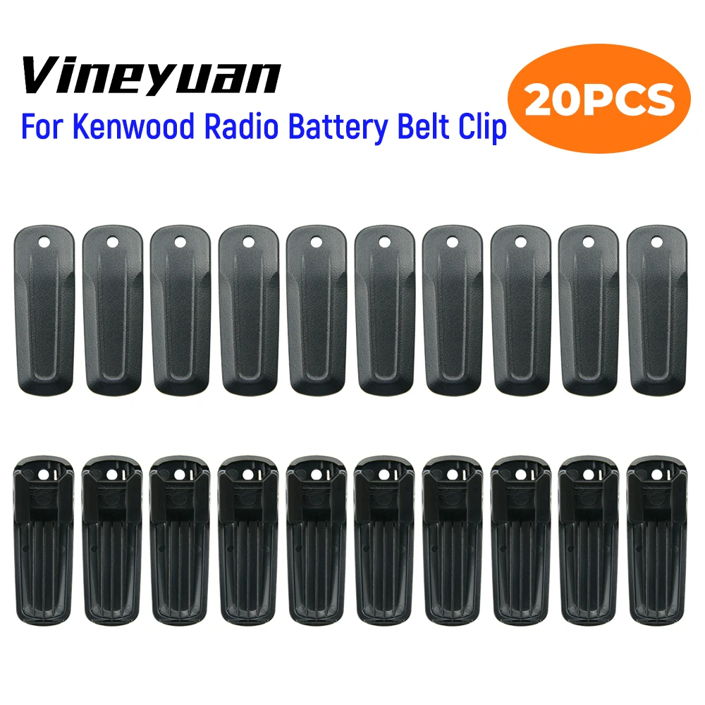 20X Belt Clip for Kenwood  TK-2000K TK3000 TK-3501 TH-K20A TH-K40A TK-U100 TH-K20A TH-K40E Two Way Radio KNB-63L KNB-65L Battery