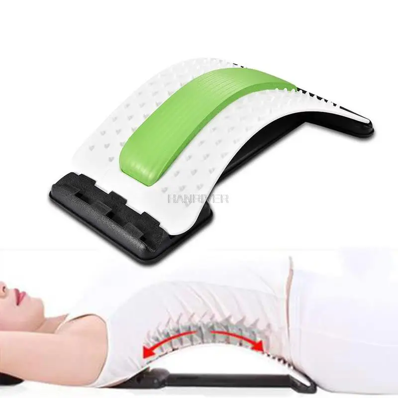 Back Massage Magic Stretcher Fitness Equipment Stretch Relax Mate Stretcher Lumbar Support Spine Pain Relief Chiropractic