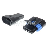 1 set 4 pin 12162833 12162834 waterproof automotive wire harness connector mass air flow sensor plug