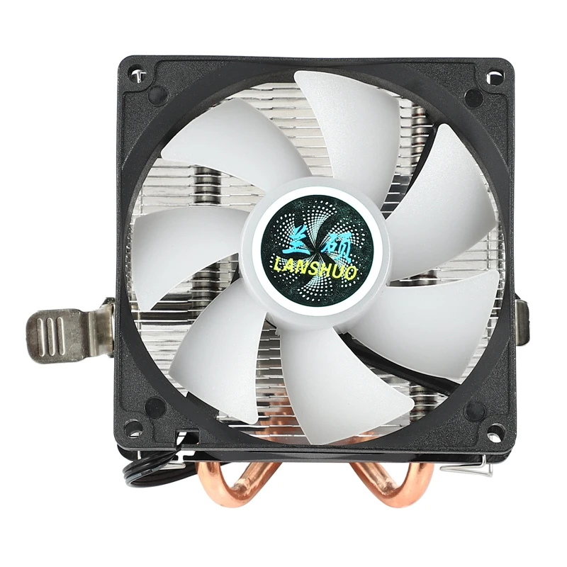 Бесшумный Процессор кулер LGA/2011/115X/775 3 Pin PC охлаждения радиатора 2 Медь трубы