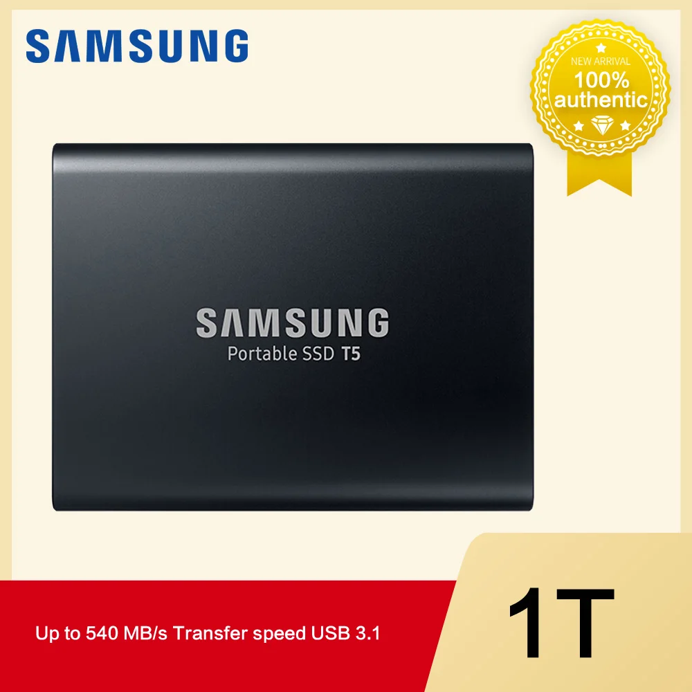 Samsung T5 портативный SSD 1 ТБ 2 ТБ 250GB 500GB USB3.1 Внешние накопители USB 3,1 Ge000n2 и обратно совместимы для