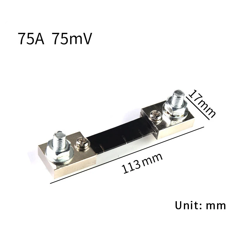 

1 external shunt class A FL-2A 75A / 75mV ammeter shunt resistor for digital ammeter amp voltmeter power meter