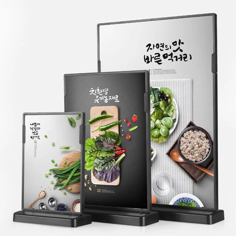 А4 Т образный акриловый держатель для вывесок настольные бумажные документы меню