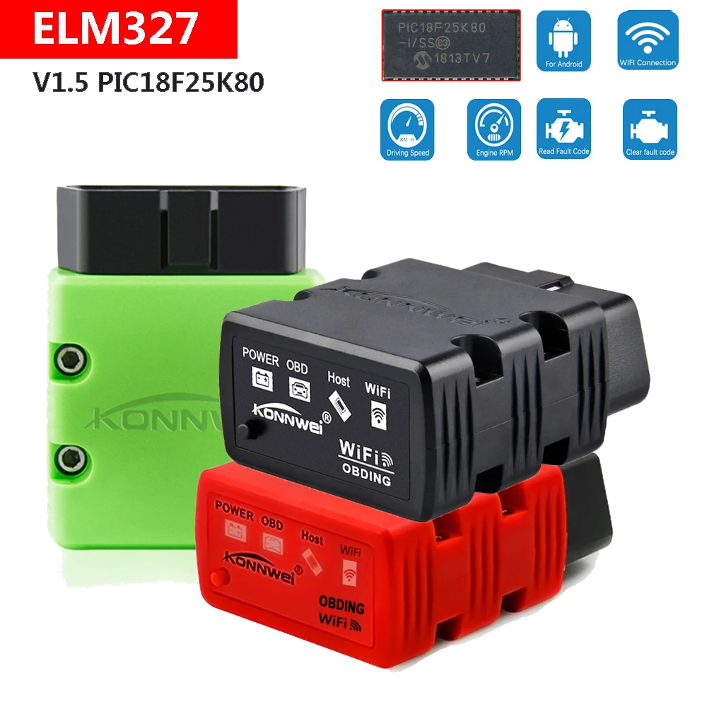 

Wifi ELM327 Car Diagnostic Detector OBD2 Scanner For Volkswagen VW TESLA MAZDA VW AUDI BENZ BMW FORD TOYOTA HONDA VOLVO SKODA