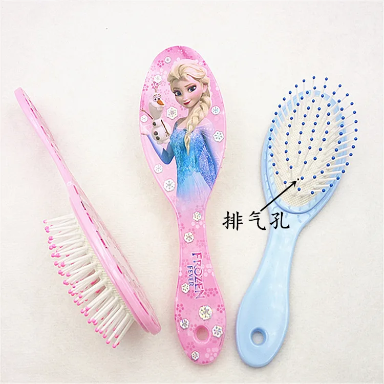 

1 pcs Disney cartoon princess Frozen elsa anna girls comb Beauty Toys kids Sofia birthday gift air cushion comb Fashion toys