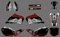 decals graphics backgrounds for honda cr125 1998 1999 cr250 1997 1998 1999 cr 125 250
