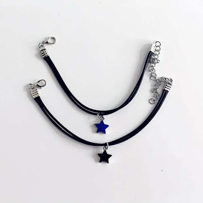 1 шт. Модный корейский стиль простой Регулируемый браслет-цепочка Звезда модель