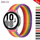 Ремешок 20 мм22 мм для Samsung Galaxy Watch 44 Classicactive 23 45 мм46 мм42 мм Gear S3, нейлоновый браслет для Huawei watch GT 2 pro