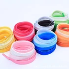 1 пара модных плоских шнурков радужного цвета, шнурки для обуви для унисекс, повседневные шнурки для кроссовок, для взрослых, шнурки для спортивной обуви