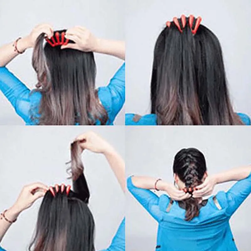 Леди французский инструмент для плетения волос Плетение оплёточный станок ролик