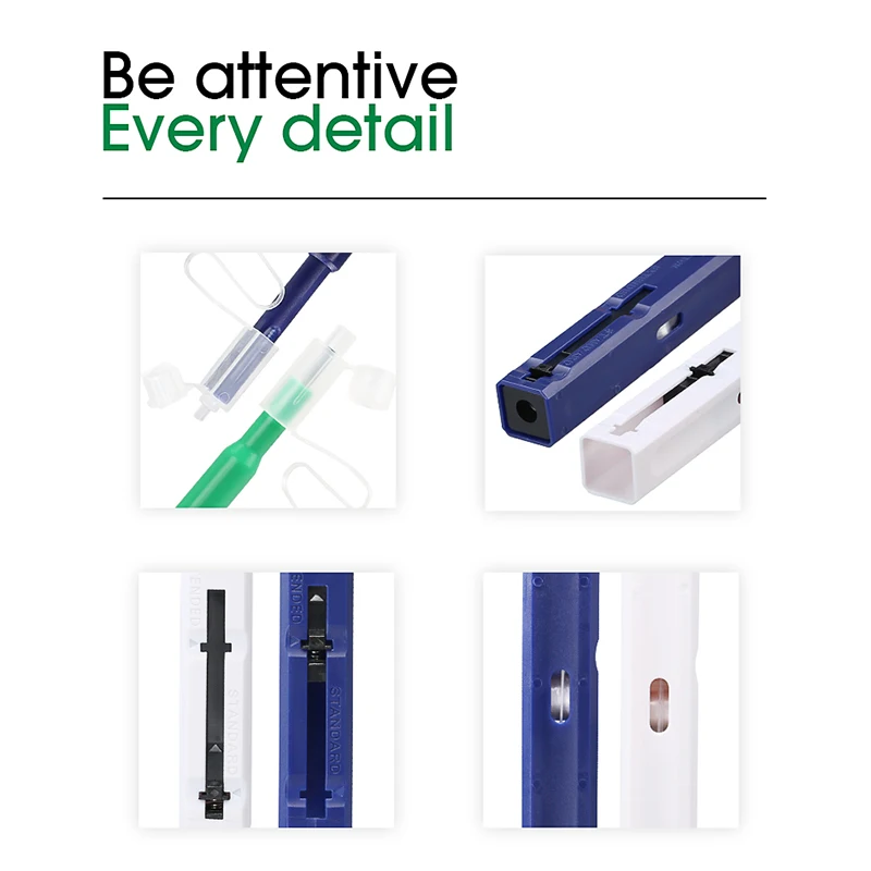 Skylynn High Quality Pen type Tools 1.25mm LC/MU 2.5mm SC/FC/ST One Click Fiber Optic Connector Cleaner