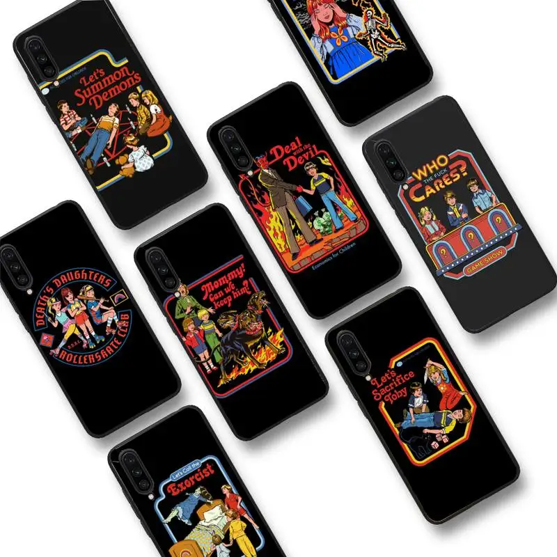 

Humor 70s Artwork by Steven Rhodes Phone Case For Xiaomi mi9 mi8 F1 9SE 10lite note10lite Mi8lite Coque for xiaomimi5x