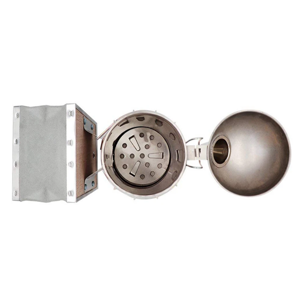 1 шт. из нержавеющей стали для пчеловодства курильщик круглая головка привод