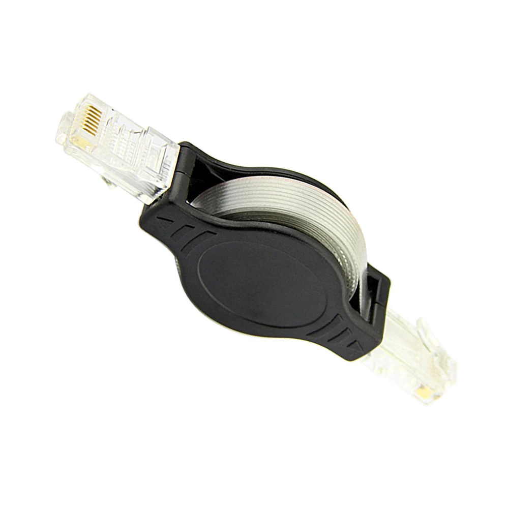 

4.9FT Portable Retractable RJ45 Ethernet Wire LAN Cord Internet Network Cable