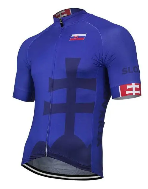 

Slovakia Cycling Jersey Unisex Short Sleeve Cycling Jersey Clothing Apparel Quick Dry Moisture Wicking Cycling Sports