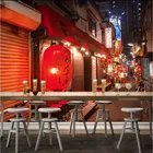3D фотообои с изображением японской улицы изакая для японской кухни, суши, рамен, ресторана, настенная бумага, 3d обои