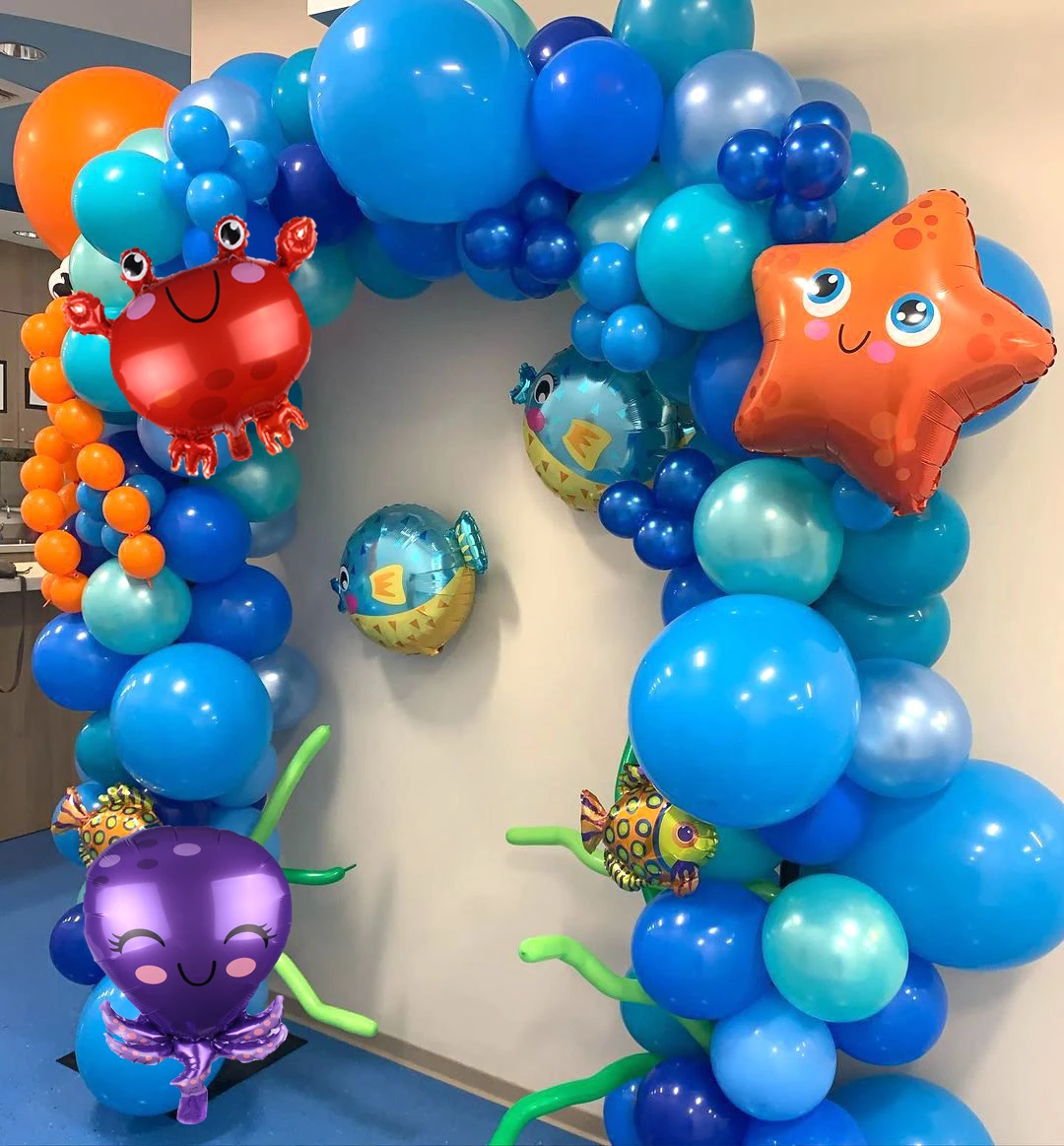Воздушные шары в виде морских животных 1 шт. для детской темативечерние воздушные