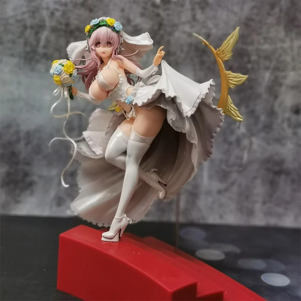 35 см Аниме Супер SONICO анимация SUPERSONICO Свадебная Девушка ПВХ экшн-фигурка игрушка