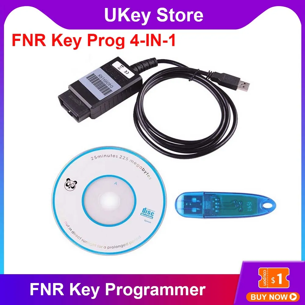 

Newest FNR Key Prog 4 IN 1 Key Programmer for Nissan/for Ford/for Renault With USB Dongle Vehicle FNR Key Programmer