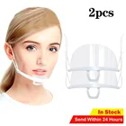 Маска для лица Прозрачная с защитой от капель для ресторанов, отелей, официантов, Пылезащитная маска для лица, маска для лица #30