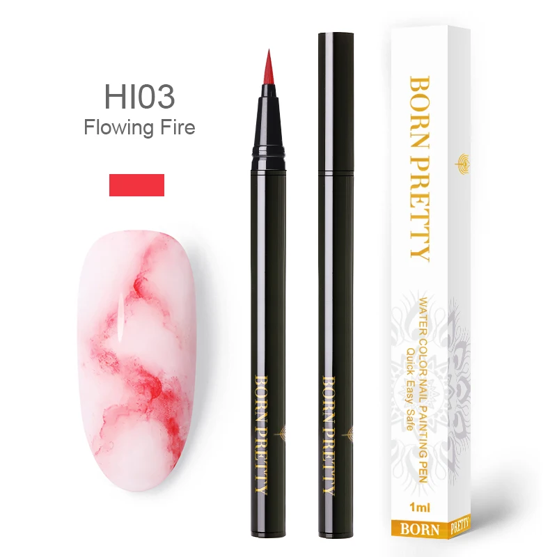 BP-HI03 BORN PRETTY Цветущий лак для ногтей акварельный лак для ногтей чернильный лак для ногтей DIY дизайн 12 цветов - Цвет: BP-HI03