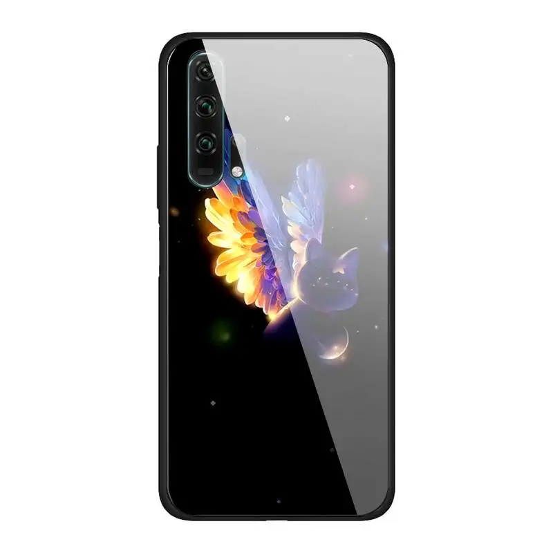 

Phone Case For Huawei Mate 9 10 lite 20Pro&Tempered Glass Back Cover For Honor 7A 8X 9 10 V10 Fondos De Pantalla Anime