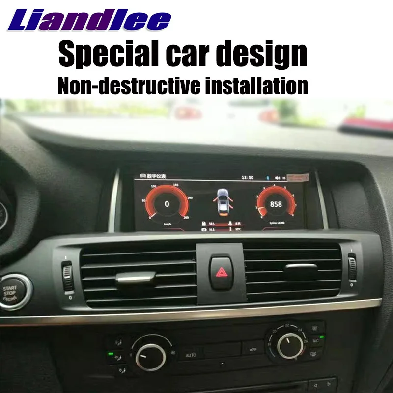 Liandlee автомобильный мультимедийный плеер NAVI для BMW X3 F25 2010 ~ 2017 CIC NBT радиоприемник