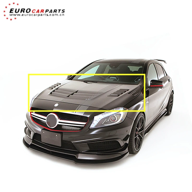 Капот из углеродного волокна W176 подходит для A class A180 A200 A250 sport A45 to VS style капот