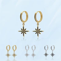 2021 gothic retro star shape women%e2%80%98s earrings golden silver color piercing personalized hoop earring fashion jewelry accessories
