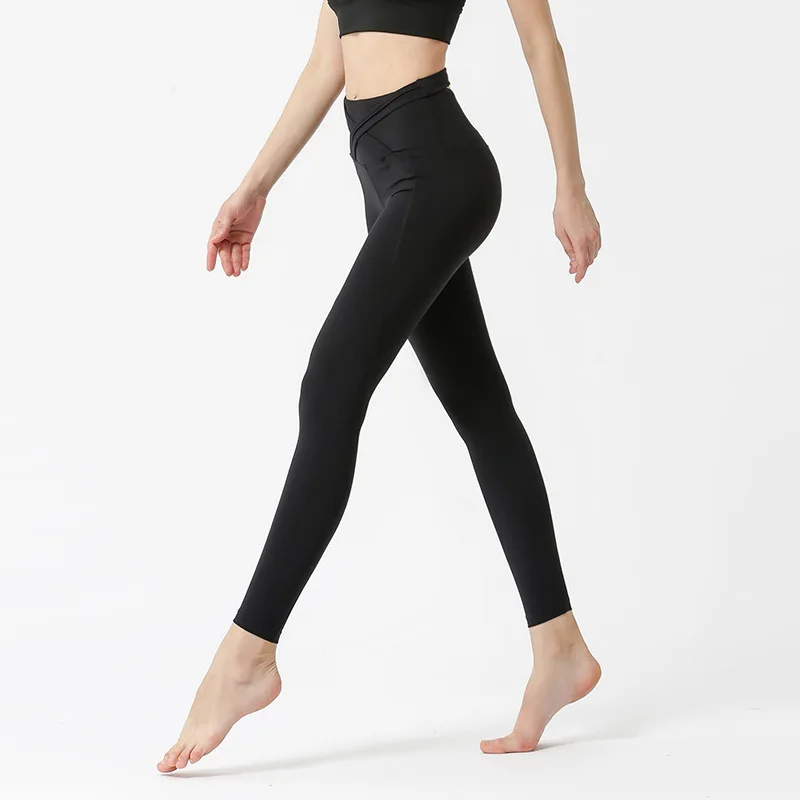 

ZQLZ Solid High Waist Leggings Push Up Women Fitness Running Gym Yoga Cropped Pants Sport Workout Tights Seamless Leggings Mujer