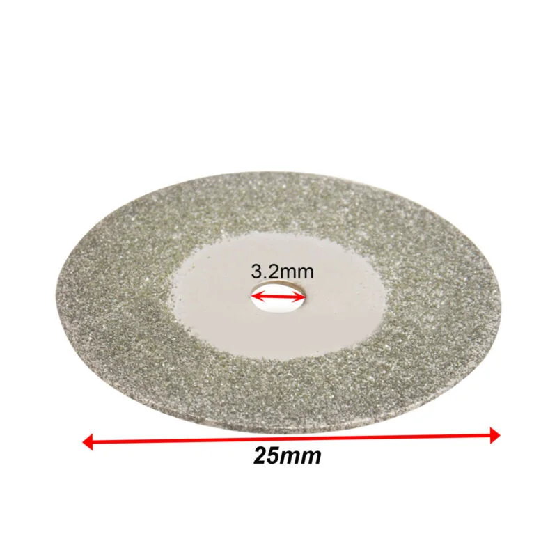 

10pcs 25mm Diamond Replacemant Wheels Diamond Wheel Replacement For Tungsten Sharpener Rotary Grinding Tools Kit
