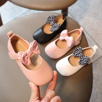 baby girls leather shoes soft classic spring autumn fashion children sneakers kids dress shoes bow knot sweet for toddlers 21 30