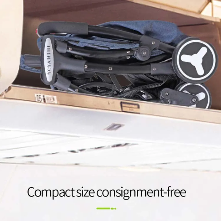 Легкая складывающаяся детская коляска с зонтиком переносная 16 Бесплатная