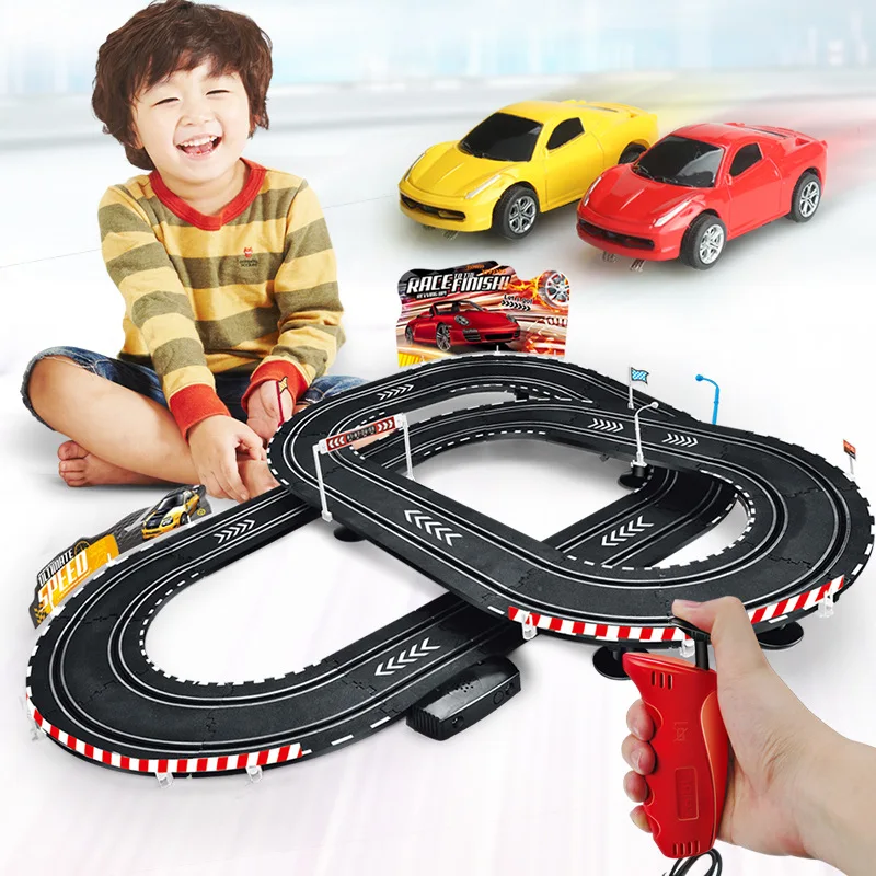 Радиоуправляемый Электрический Железнодорожный вагон гоночный трек игрушки для