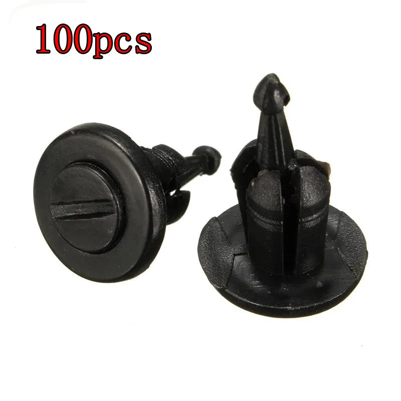 

100 Pcs Bumper Fastener Trim Clip Rivets For Renault Clio Laguna Megane Espace