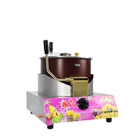 popcorn machine gas desktop commercial stalls hand cranked automatic spherical butterfly shaped popcorn pot machine