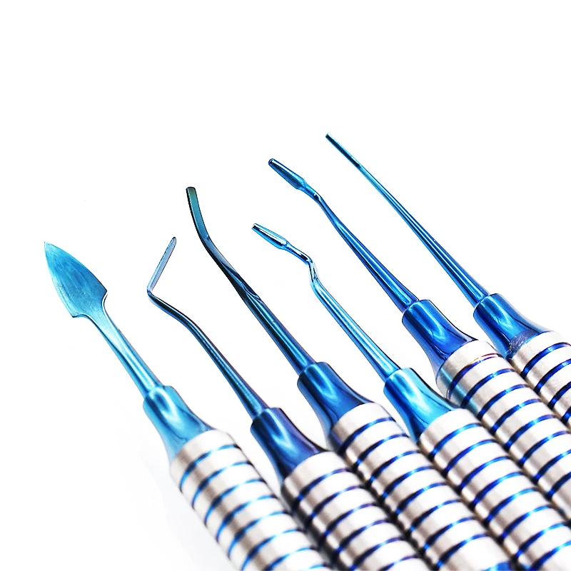 6 шт зубная композитная Смола Заполнения шпатель смолы наполнитель набор Титан