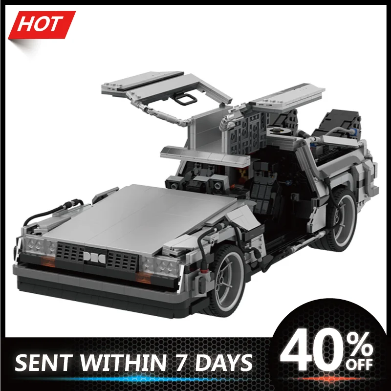 Модель автомобиля Фильм Назад в будущее 1985 время очистки машина для