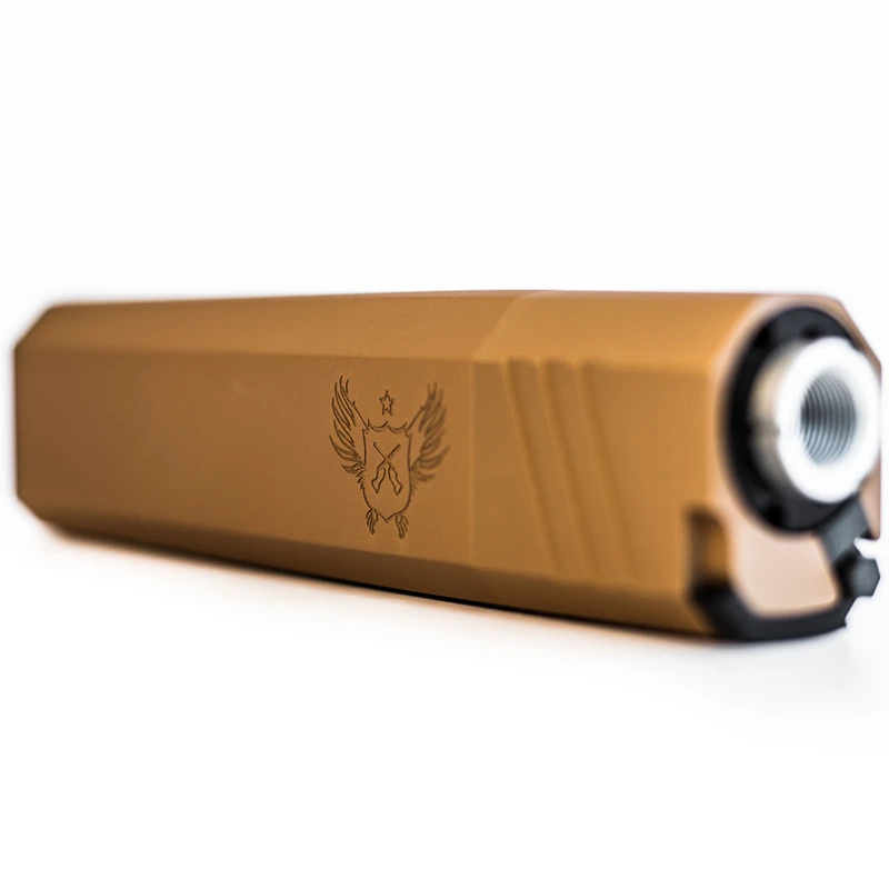 AEG игрушка водяной пистолет аксессуары страйкбол Пейнтбол глушитель CO OSPREY SUPPRESSOR 14 мм Винт с flashhider
