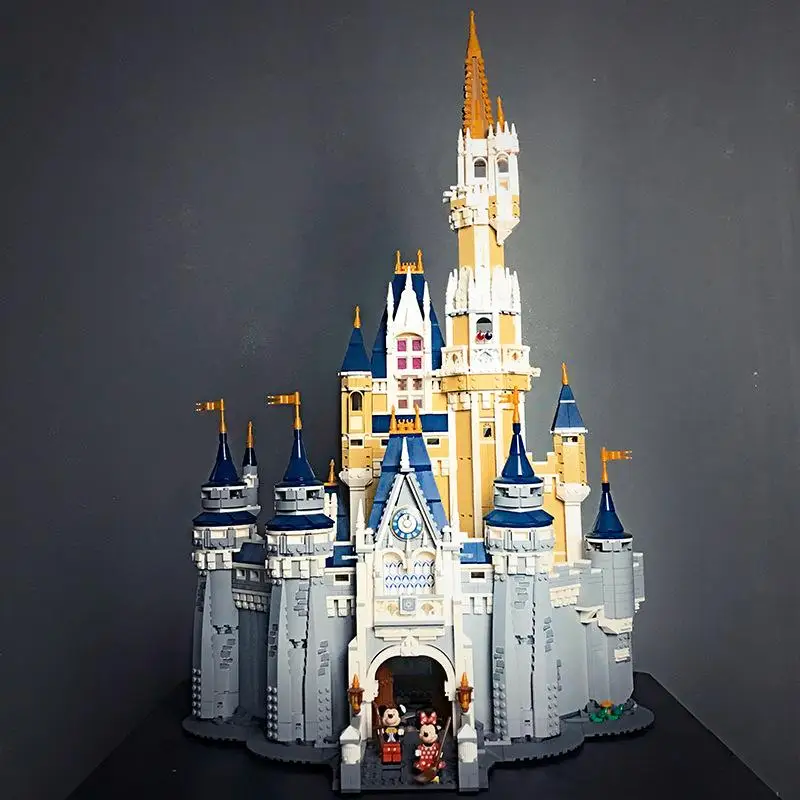 Принцесса замок модель строительные блоки кирпичи Дети Девочка DIY подарки на