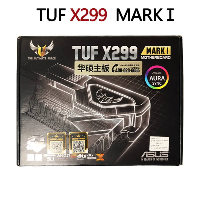 Asus TUF X299 MARK 1 LGA 2066 DDR4 Dual M.2 USB 3 настольная материнская плата б/у