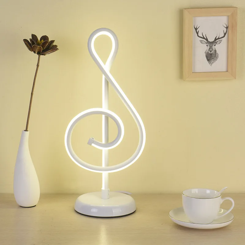 

LED Spiral Table Lamp Curved Desk Bedside Lamp White Light Warm Light Touch Dimming Desk Lamp For Living Room Reading Home Decor