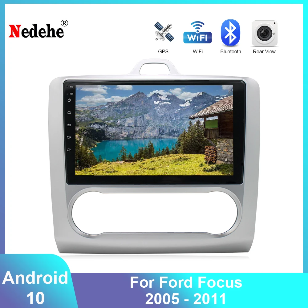 

Car Radio Audio 2Din Android 10 Autoradio Multimedia Player Auto GPS DVD (No) For Ford Focus 2 2005 2007 2008 2009 2010 2011