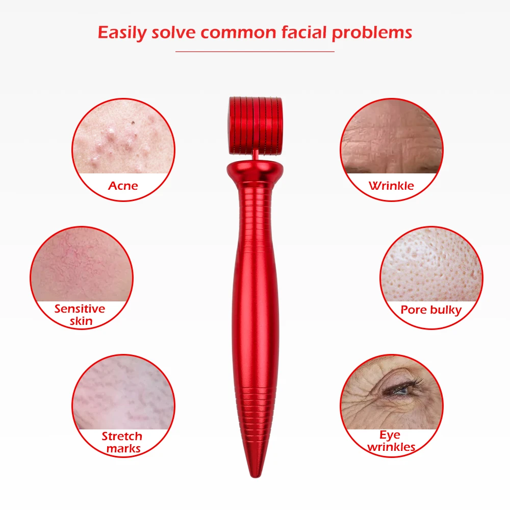 Профессиональный титановый Дерма ролик косметический инструмент для лица 480