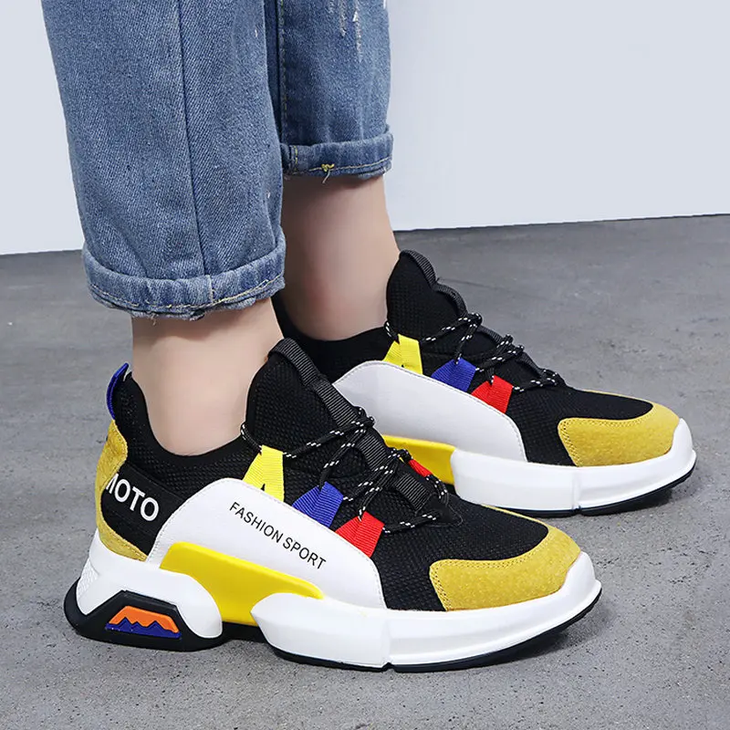 Красивая новая модная спортивная обувь разных цветов Женские летние кроссовки