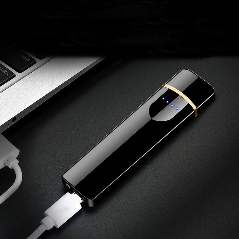 Модная Индукционная ветровка AI USB Elctronic перезаряжаемая зажигалка, Классическая Зажигалка для мужчин, для курения, Zapalniczka