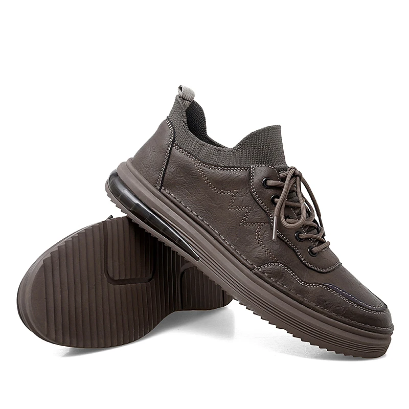 

Мужские повседневные кроссовки, тонкие дышащие холщовые Туфли с круглым носком, на шнуровке, дезодорирующие, удобная кожаная обувь с мягкой...
