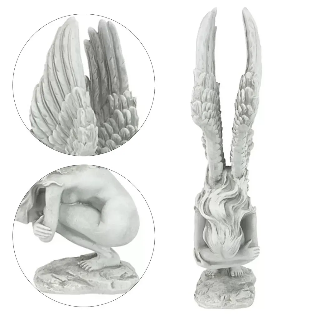 

Angel Wings Memorial Redemption Statue Resin Crafts Sculpture Decoration Garden Decoration Landscaping Holiday Birthday Gift