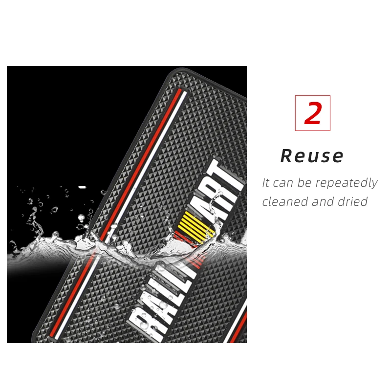 Автомобильный нескользящий коврик для телефона GPS приборной панели держатель