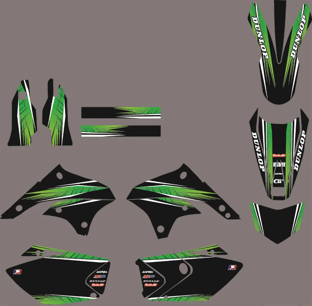 Наклейки на мотоцикл KLX 450 TEAM графические наклейки наборы наклеек для Kawasaki KLX450 2008